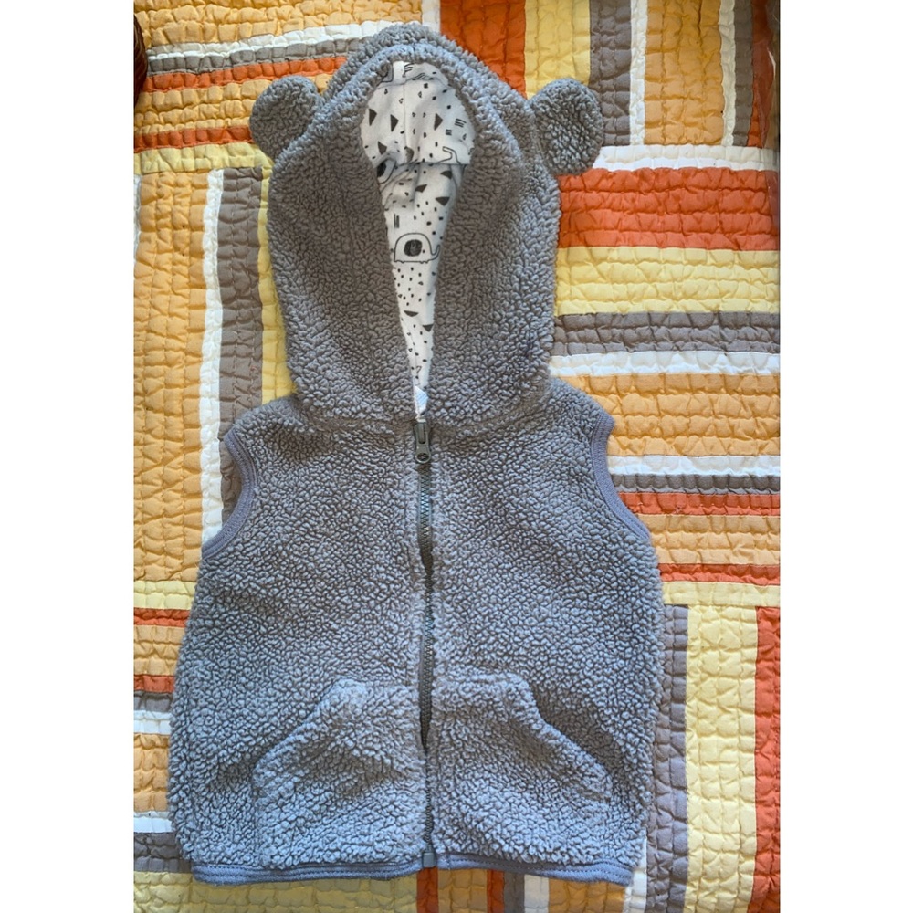 Infant zip up vest
